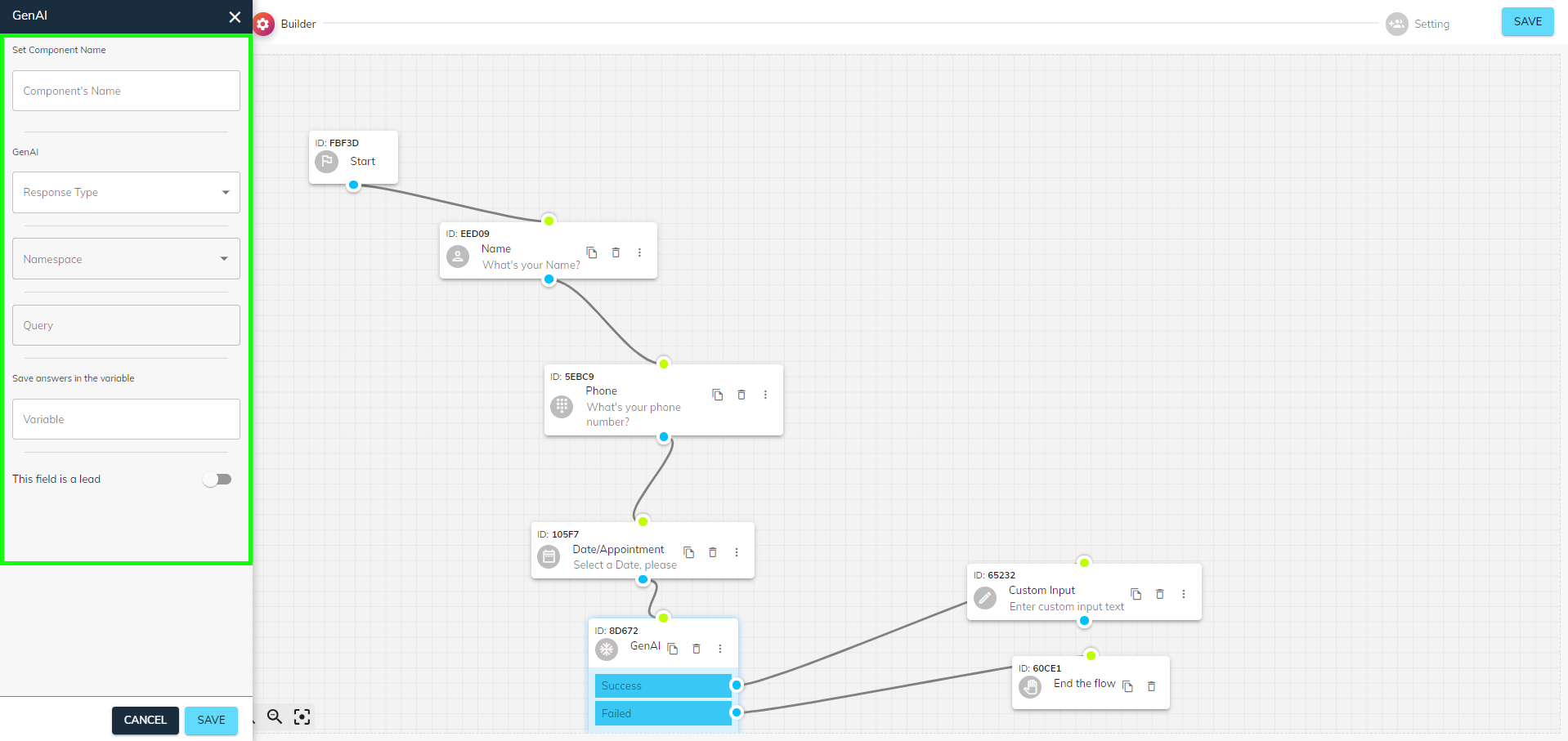 Train your Facebook messenger Chatbot using GenAI