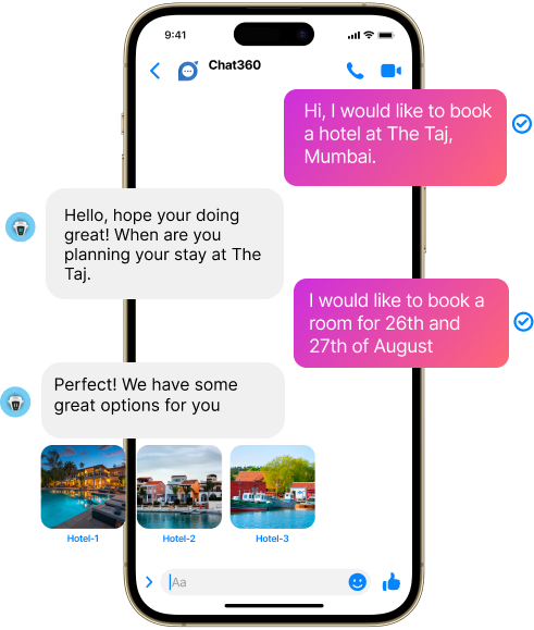 Instagram Chatbot for Hotel bookings